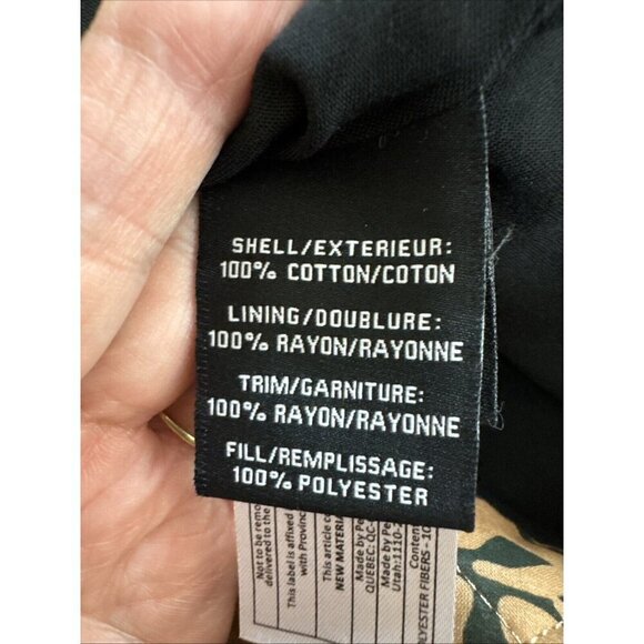 BAGATELLE Women's S Button Belted Quilted Jacket Camel Black Floral NWT - Picture 11 of 13